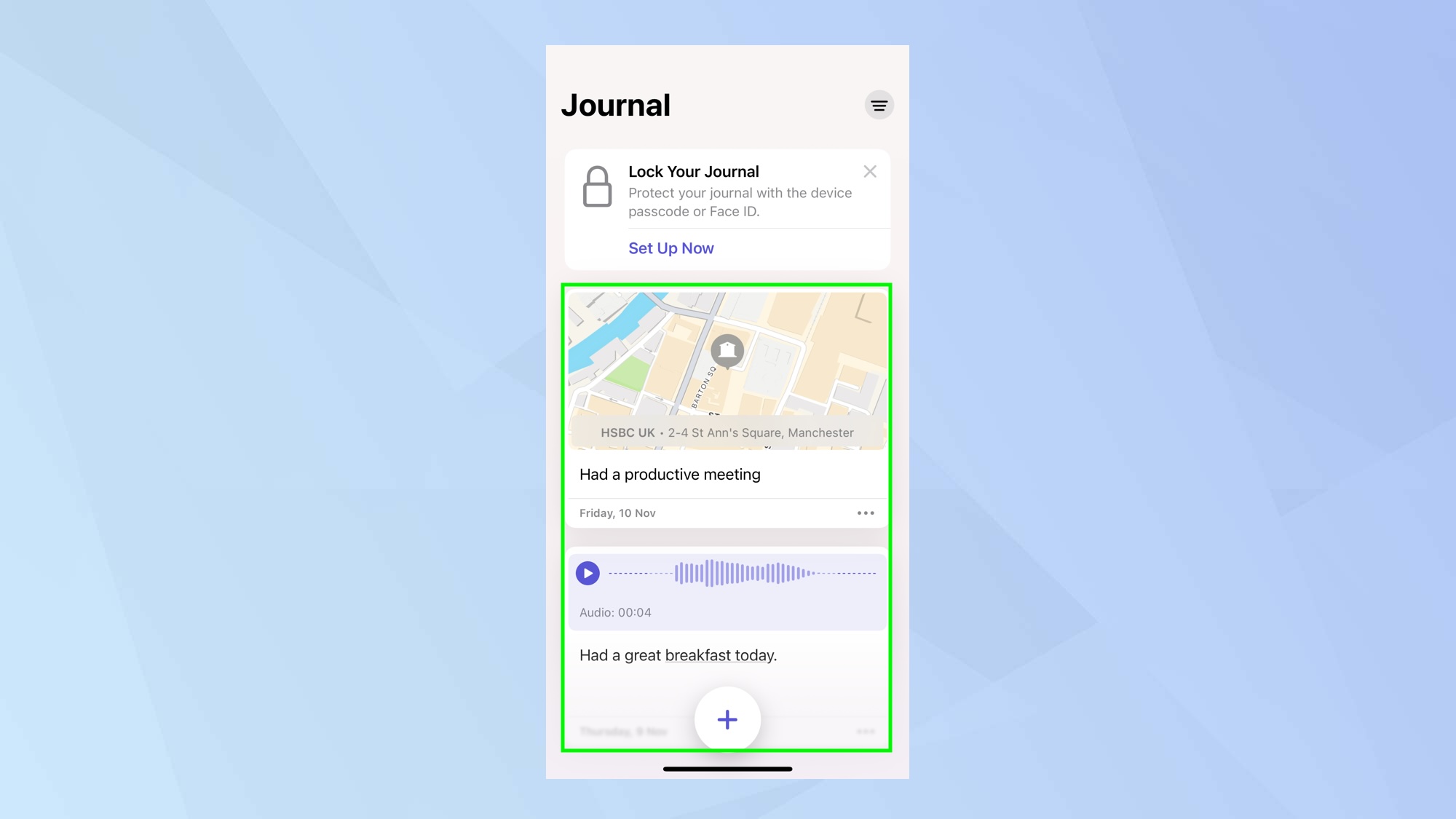 كيفية استخدام تطبيق iOS 17.2 Journal