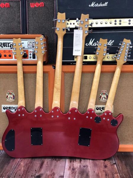 The Beast six-neck guitar