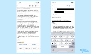 Gmail smart replies for when a suggestion is made by the sender