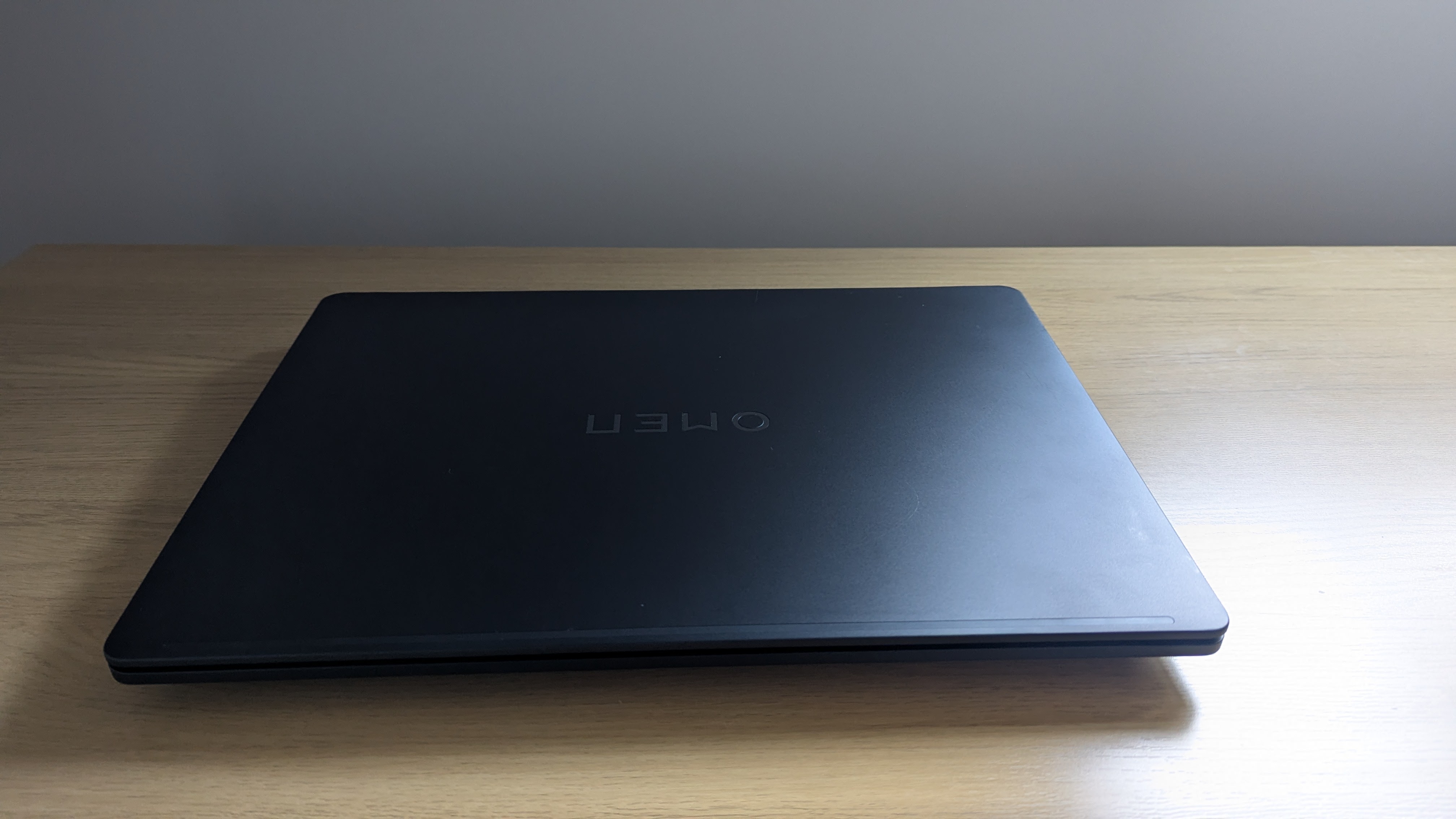 HP Omen Max 16 on a wooden desk