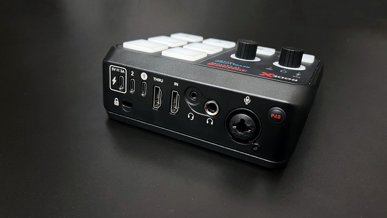 RODE Streamer X's various IO ports