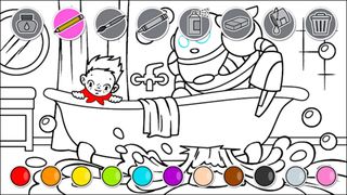 Comic Coloring Book Coloring Page Switch