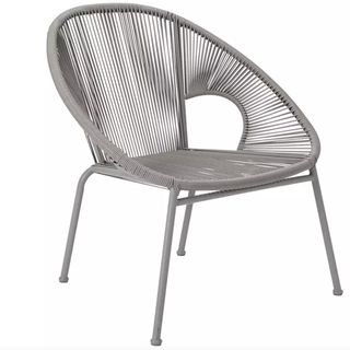 grey string chair