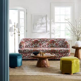 Anthropologie Floral Couch