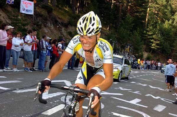 Vasili Kirienka (Tinkoff) grimaces with the mega effort during stage 20