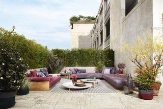 colourful garden furniture ideas: chaplins furniture outdoor sofas
