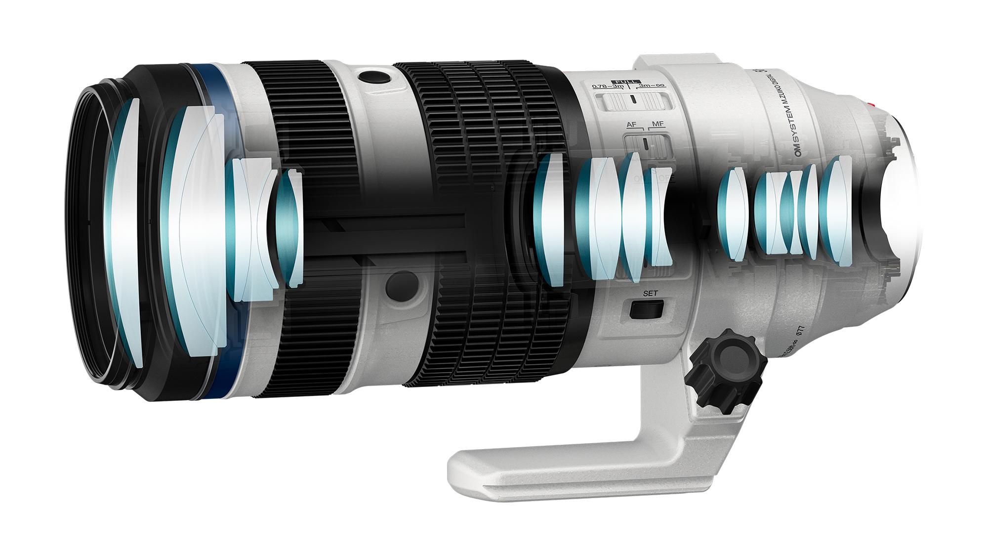 The OM System 50-200mm f/2.8 lens