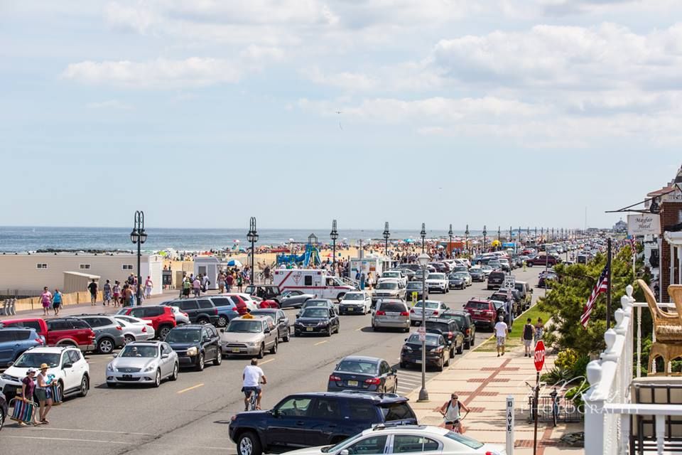 Belmar Beach, NJ on Saturday.