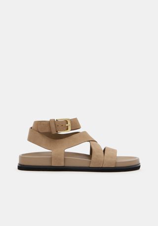 Sadie Suede Footbed Sandal