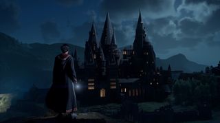 Hogwarts Legacy castle nighttime 2022