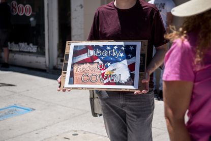 Protester in El Paso