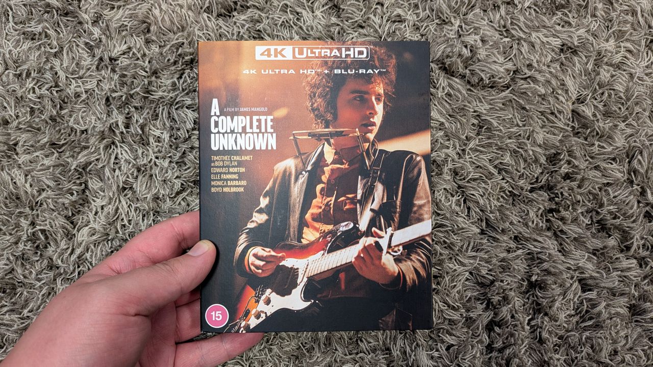 A Complete Unknown 4K Blu-ray case