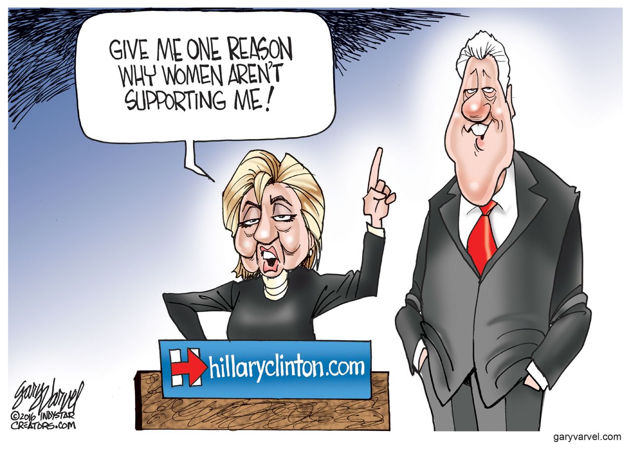 Political cartoon U.S. Hillary 2016 | The Week