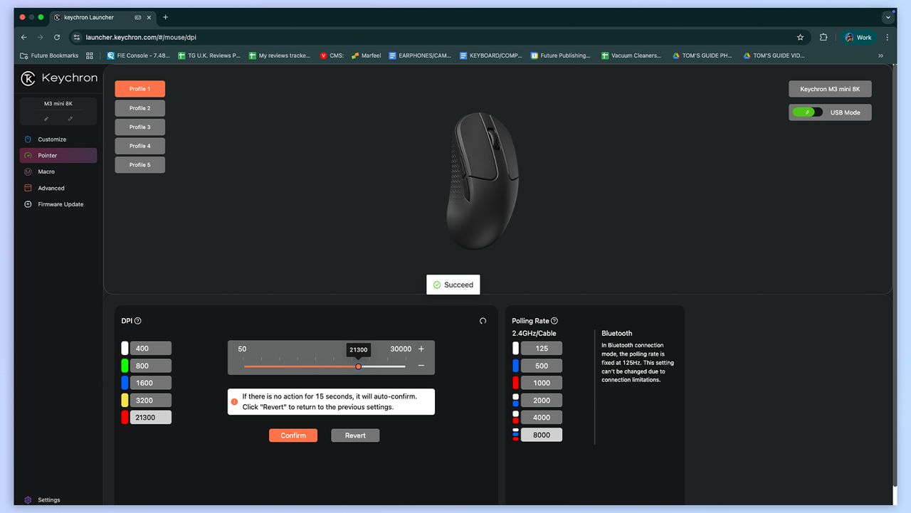 Screenshot of Keychron Launcher