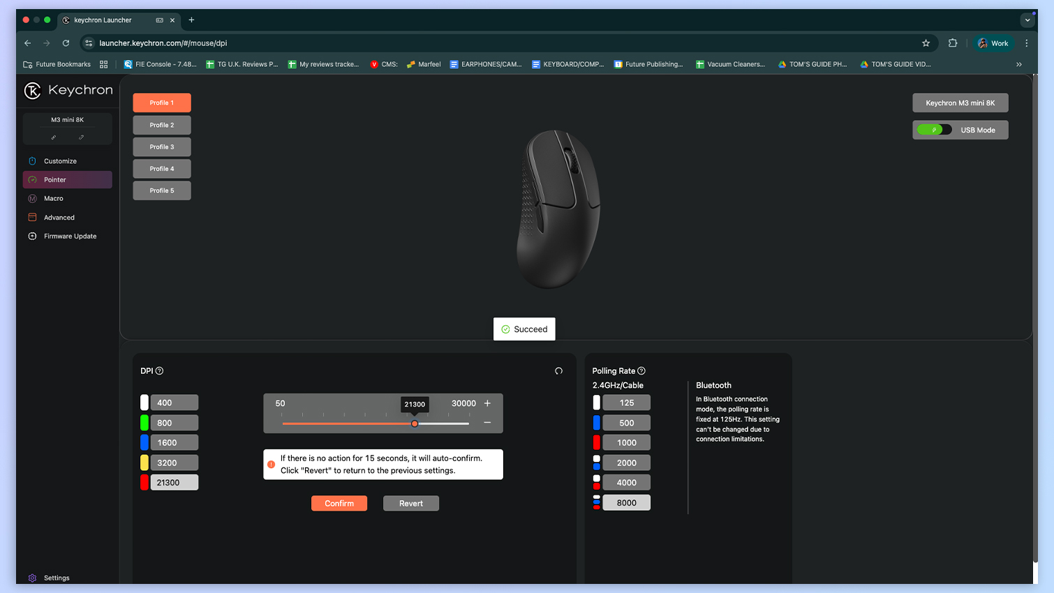 Screenshot of Keychron Launcher