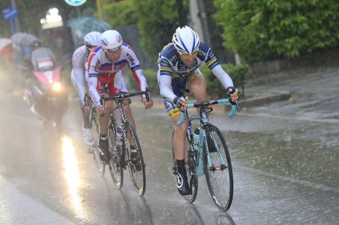 Marco Marcato (Vacansoleil-DCM), Maxim Belkov (Katusha) and Bert De Backer (Argos-Shimano) were part of a 5-man break which was on the attack for nearly the entire day.