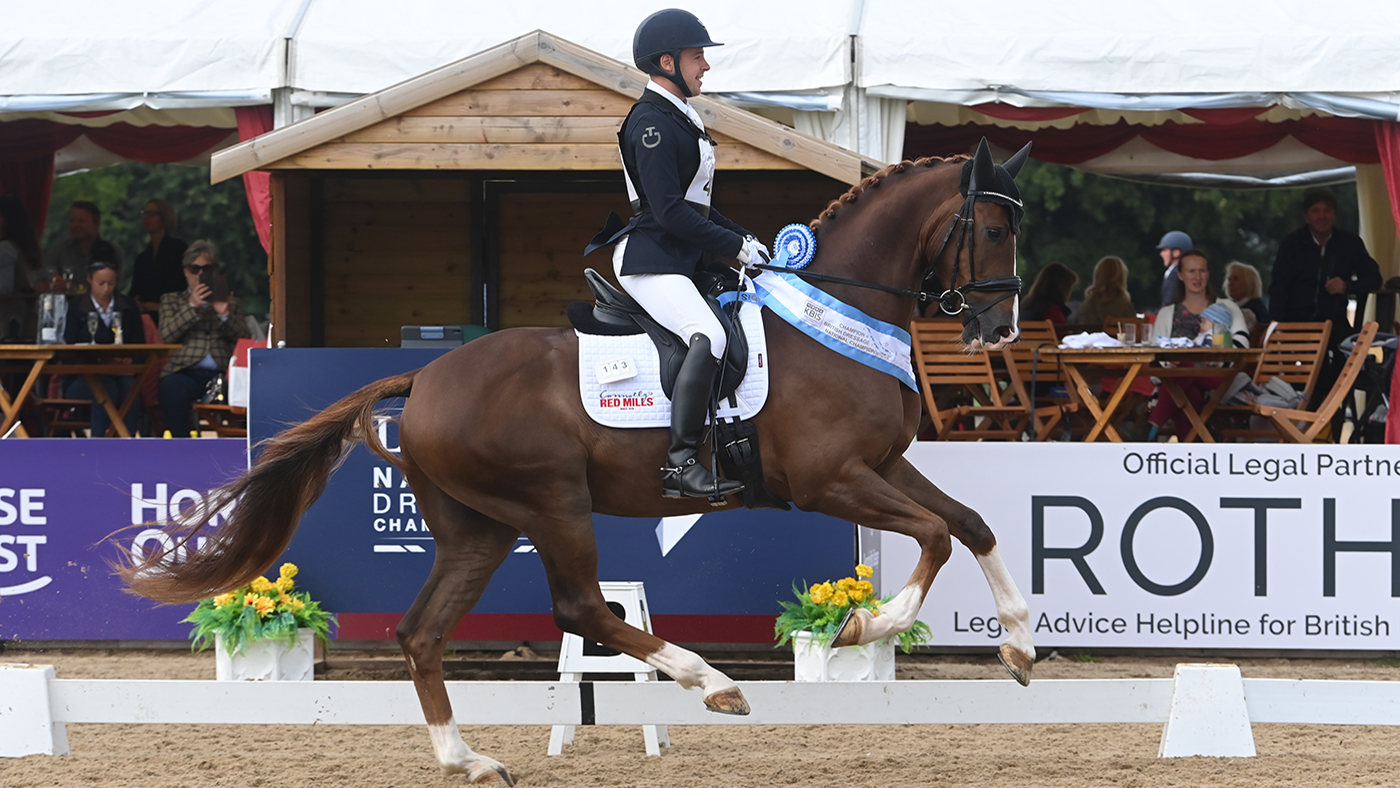 Ashley Jenkins and Nicola Mahoney&amp;rsquo;s homebred Game OnNational Dressage Championships