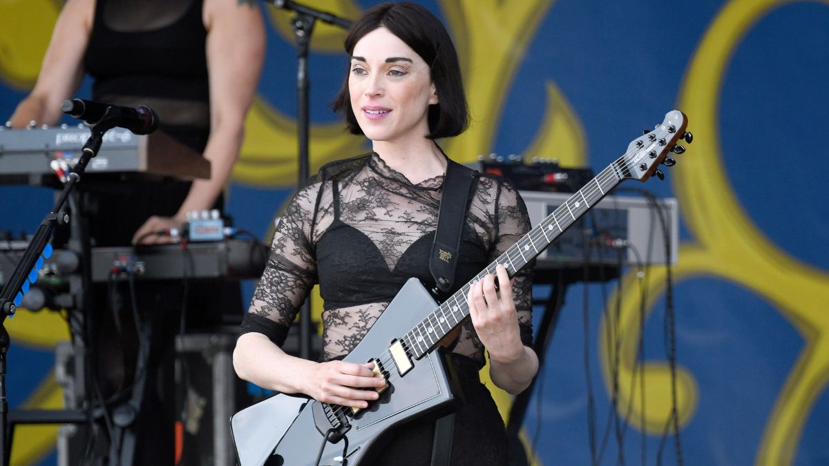 St. Vincent performs during the 55th Annual New Orleans Jazz &amp;amp; Heritage Festiva at Fair Grounds Race Course on April 26, 2026 in New Orleans, Louisiana