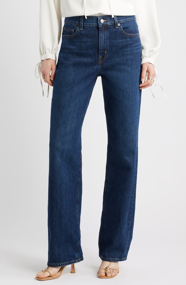 High Waist Straight Leg Jeans