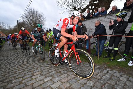 Tiesj Benoot (Lotto Soudal) at Omloop Het Nieuwsblad