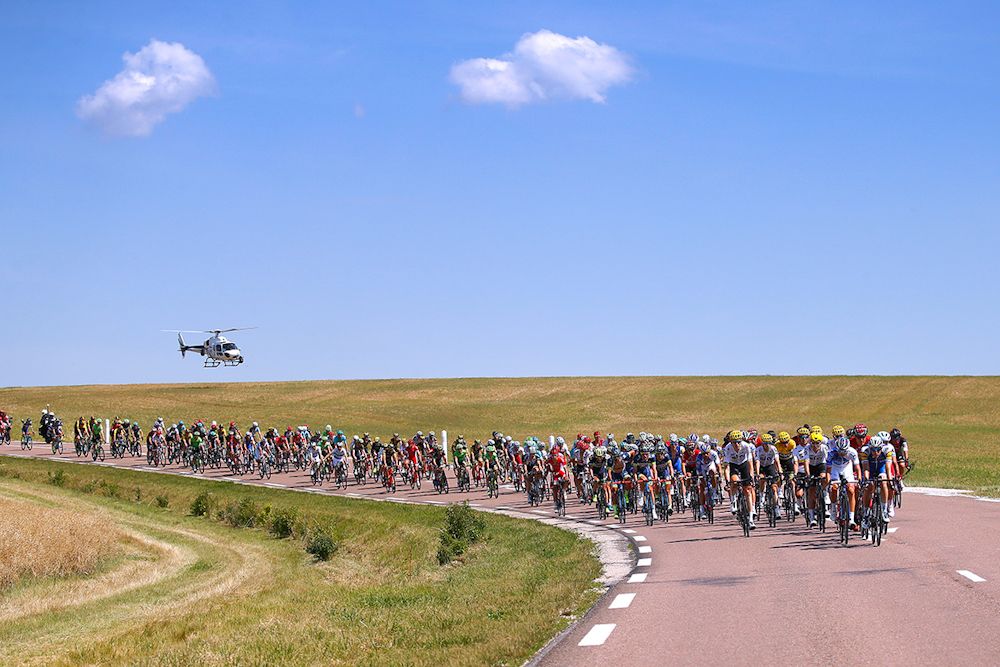 Scenery along the route of stage 6 at the Tour de France
