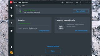 Avira Free Security VPN.