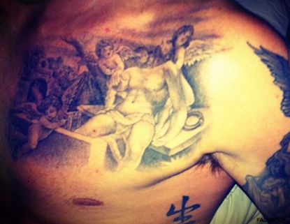 David Beckham - FIRST LOOK! David Beckham?s new tattoo - David Beckham Tattoo - New Tattoo - David Beckham's new tattoo - Celebrity News - Marie Claire - Marie Claire UK