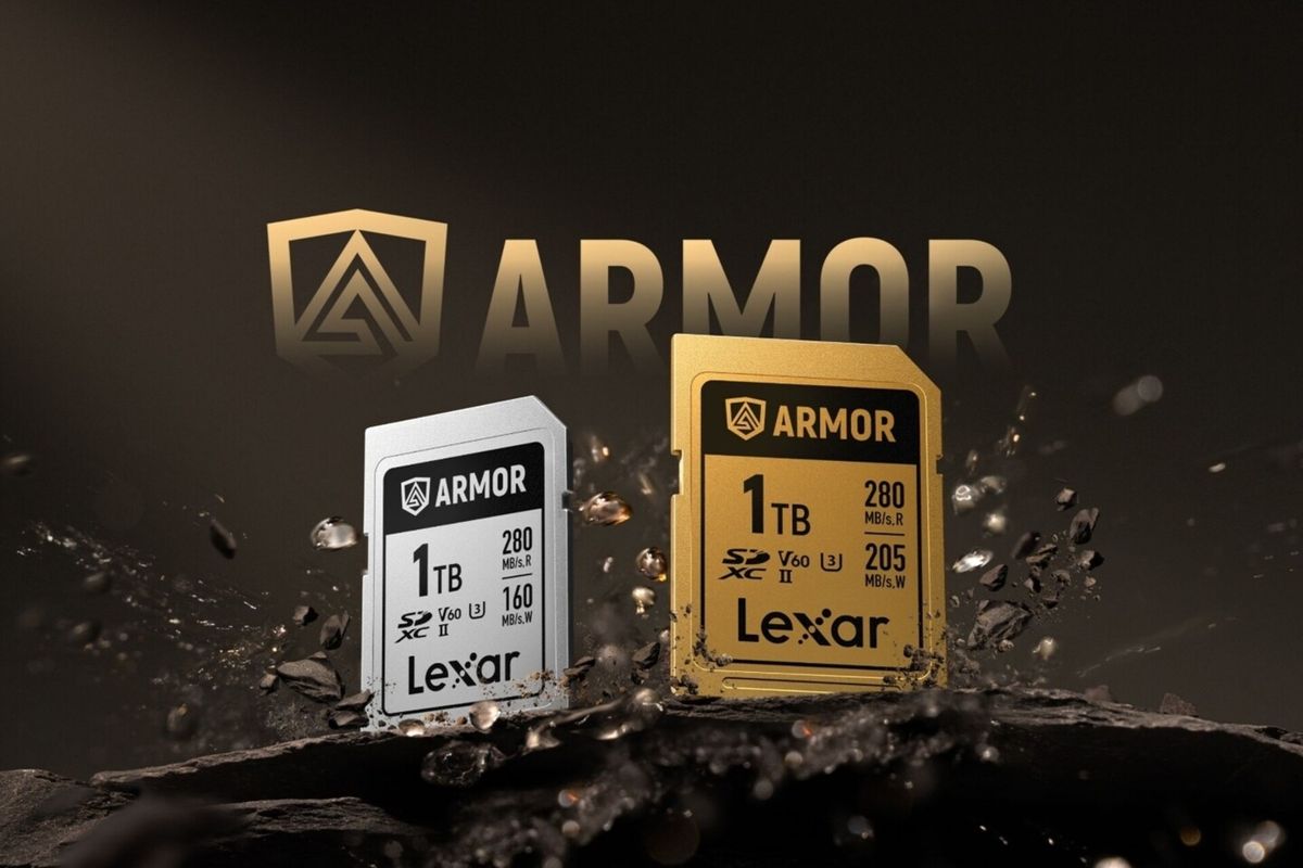 Almost indestructible memory card launched; Lexar's Armor SD steel cards are water resistant and can survive a 16-feet drop