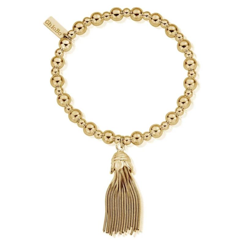 Alison Hammond&#039;s gold tassel bracelet from ChloBo