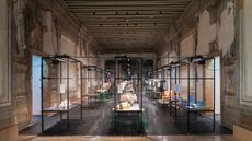 Installation view, The Next Earth. Computation, Crisis, Cosmology at Palazzo Diedo, Berggruen Arts & Culture