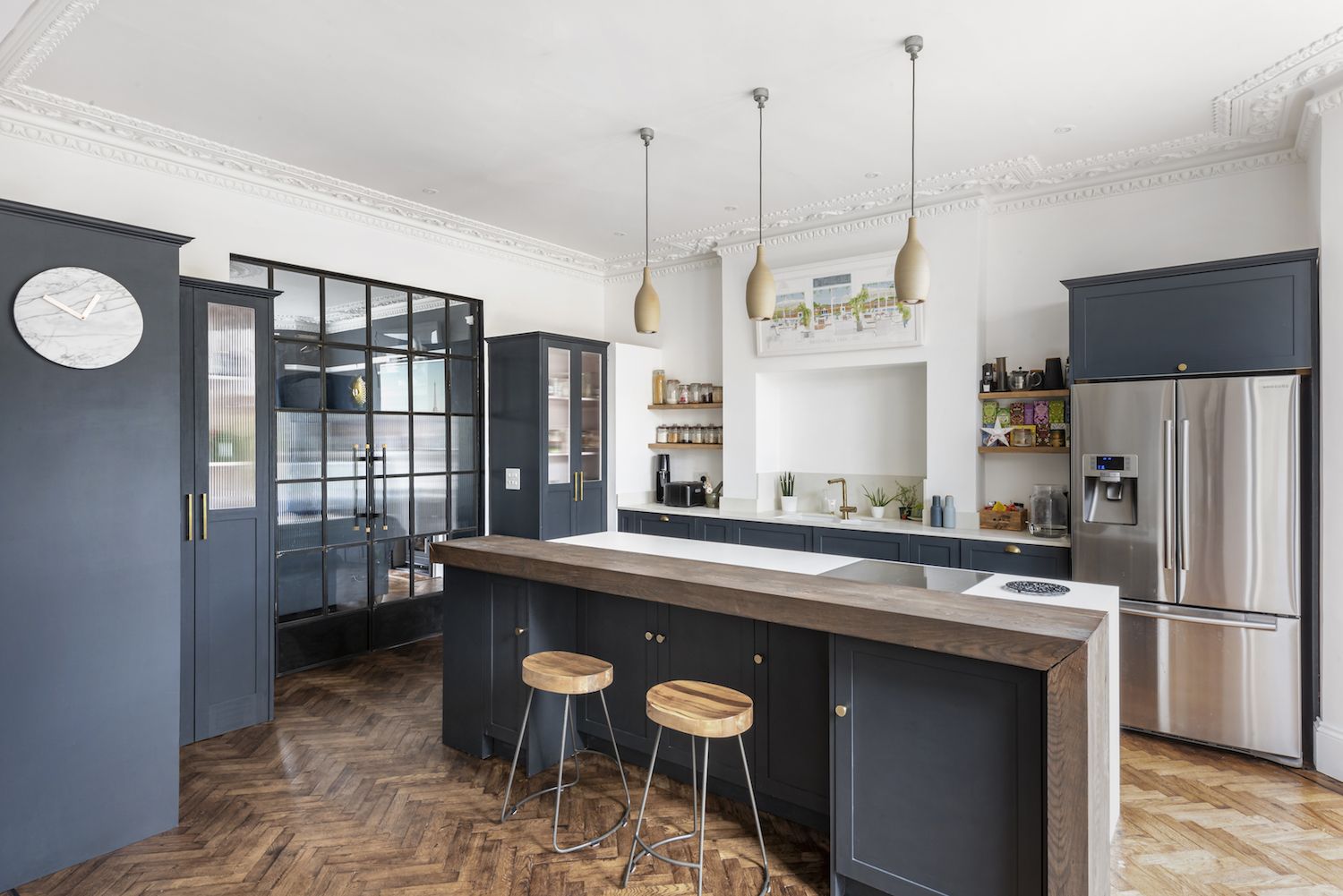 This colourful family home in Bristol gives period features a modern look