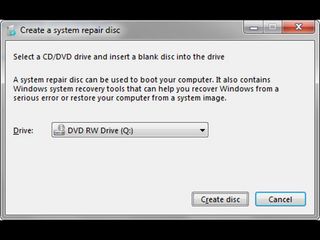 Windows 7: Building the System Repair Disc