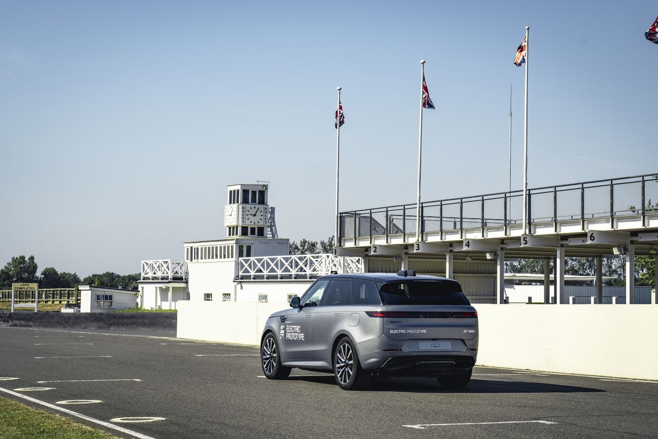The Range Rover Sport EV was announced at Goodwood 2026