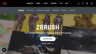 ZBrush website screenshot