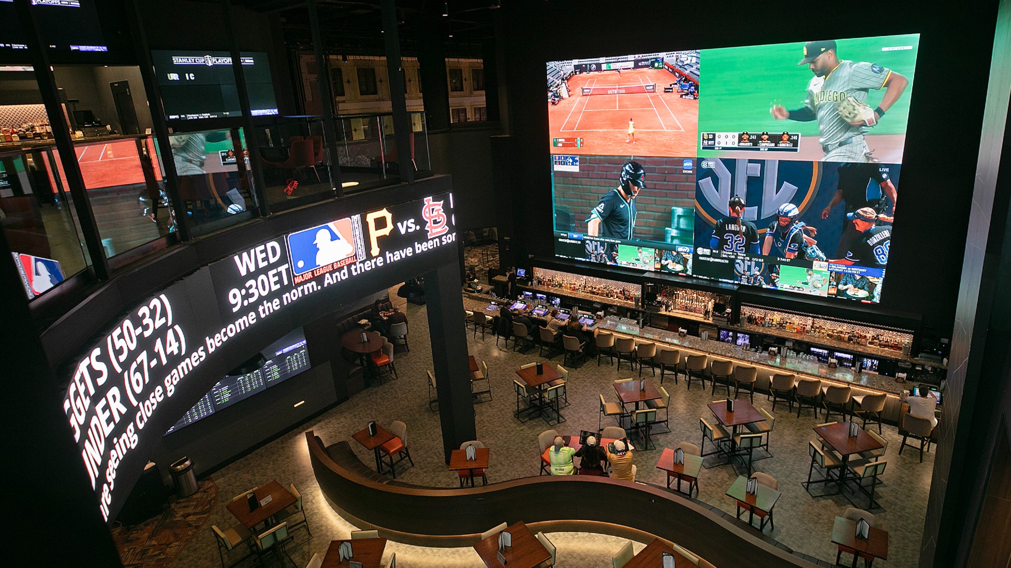 A sportsbook at Foxwoods Resort Casino in Mashantucket, Connecticut. 