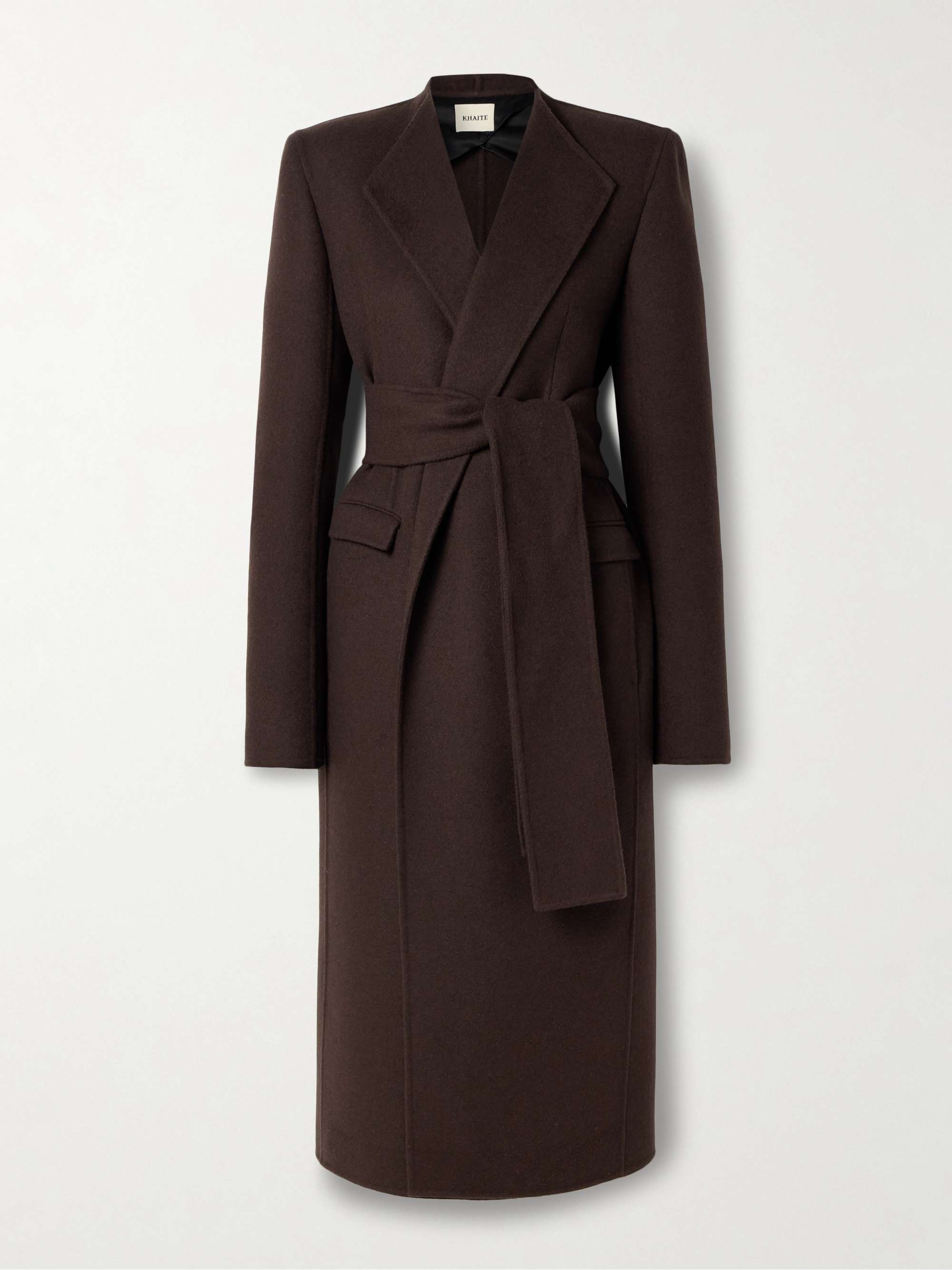 Jelson Belted Wool-Felt Coat