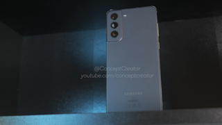 Screengran from Concept Creator's video showing off back panel of Samsung Galaxy S21 FE