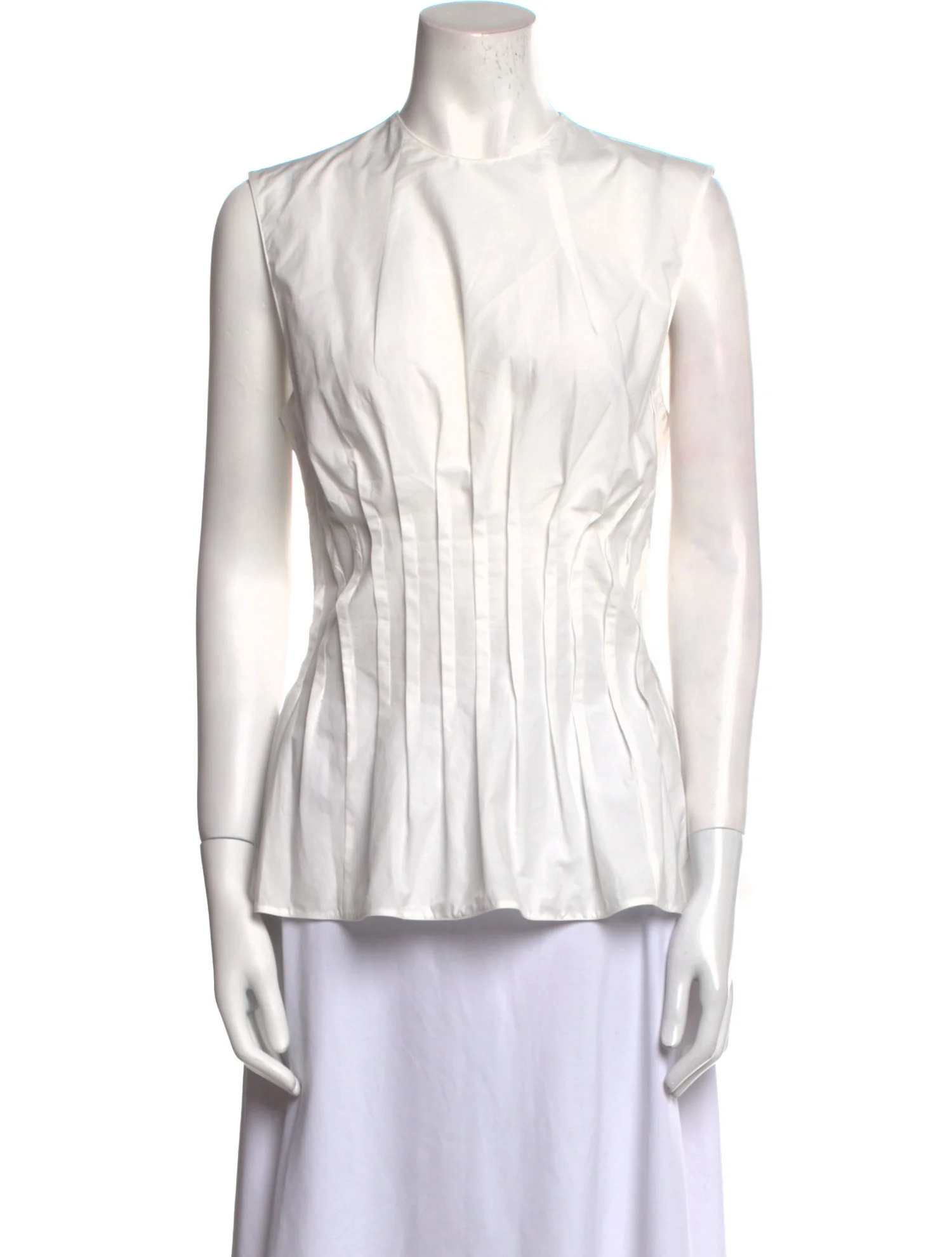 Khaite, Mock Neck Sleeveless Top