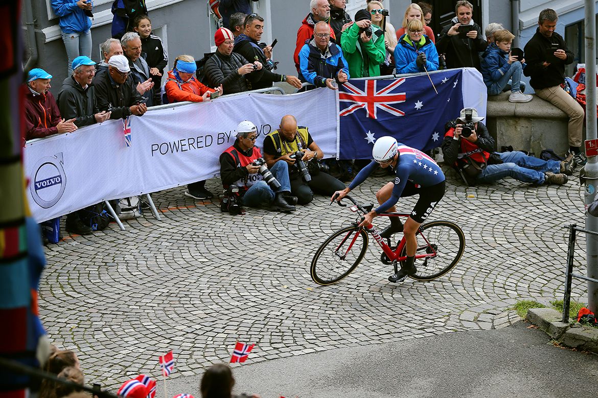 Joey Rosskopf (USA) on the cobbles