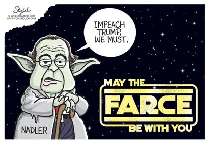 Political Cartoon U.S. Star Wars Nadler May The Farce Be With You