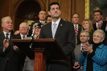 Paul Ryan and other GOP leaders are skewered by Heritage Action for America.