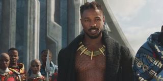 Michael B. Jordan as Killmonger in Black Panther