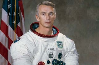 Eugene Cernan, the last Apollo astronaut to walk on the moon, is the focus of the documentary "Last Man on the Moon."