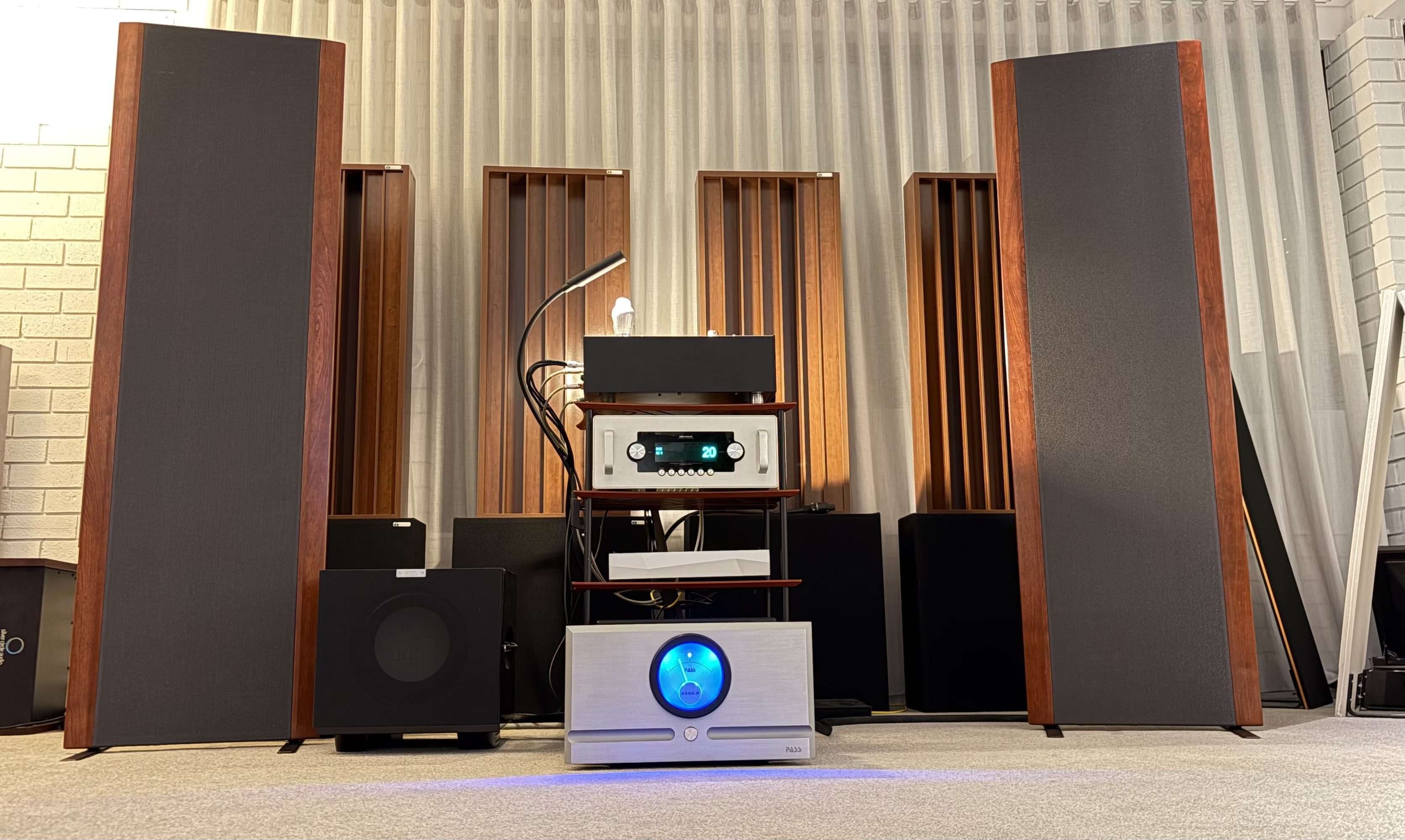 Mcleans Aus Hi-Fi Show setup