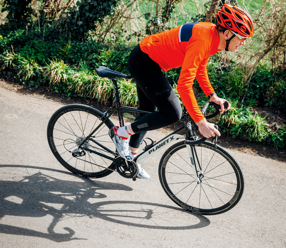 Planet X RT-58 Alloy SRAM Rival 11 riding shot