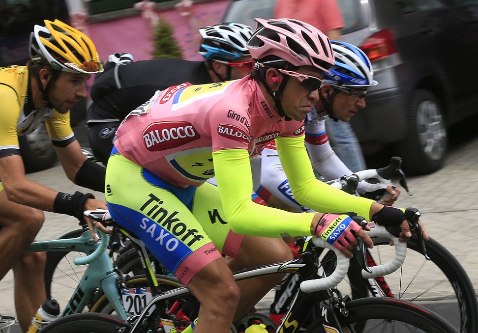 It was a stressful day for Alberto Contador