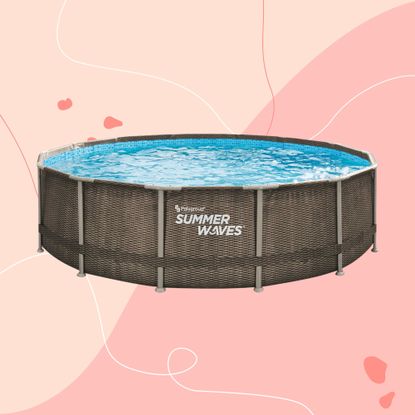 Aldi rattan frame pool