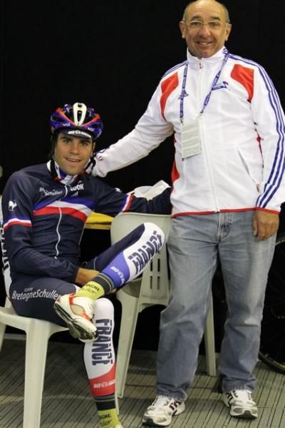 Johan Le Bon (France) with Jean the mechanic