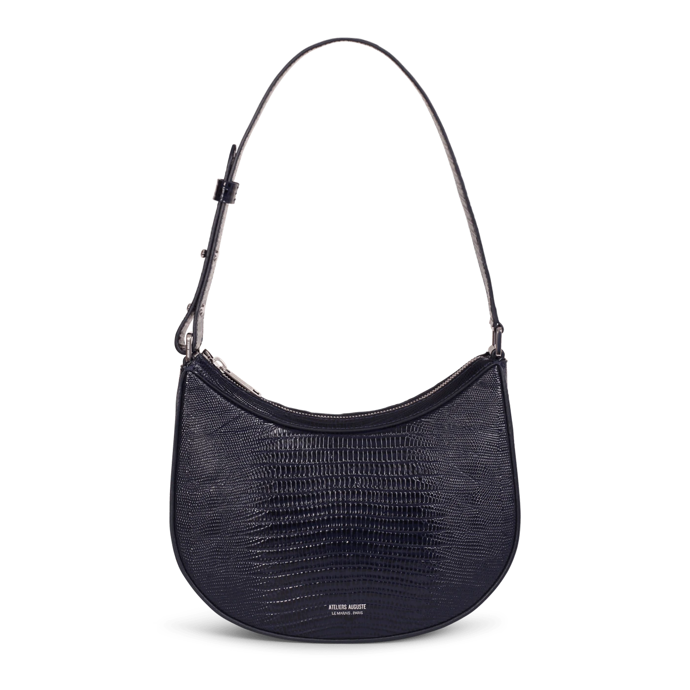 Marceau Silver Edition - Night Blue Lizard Leather