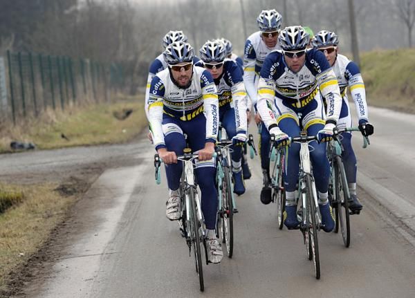 The Vacansoleil-DCM squad previews the Omloop Het Nieuwsblad parcours.